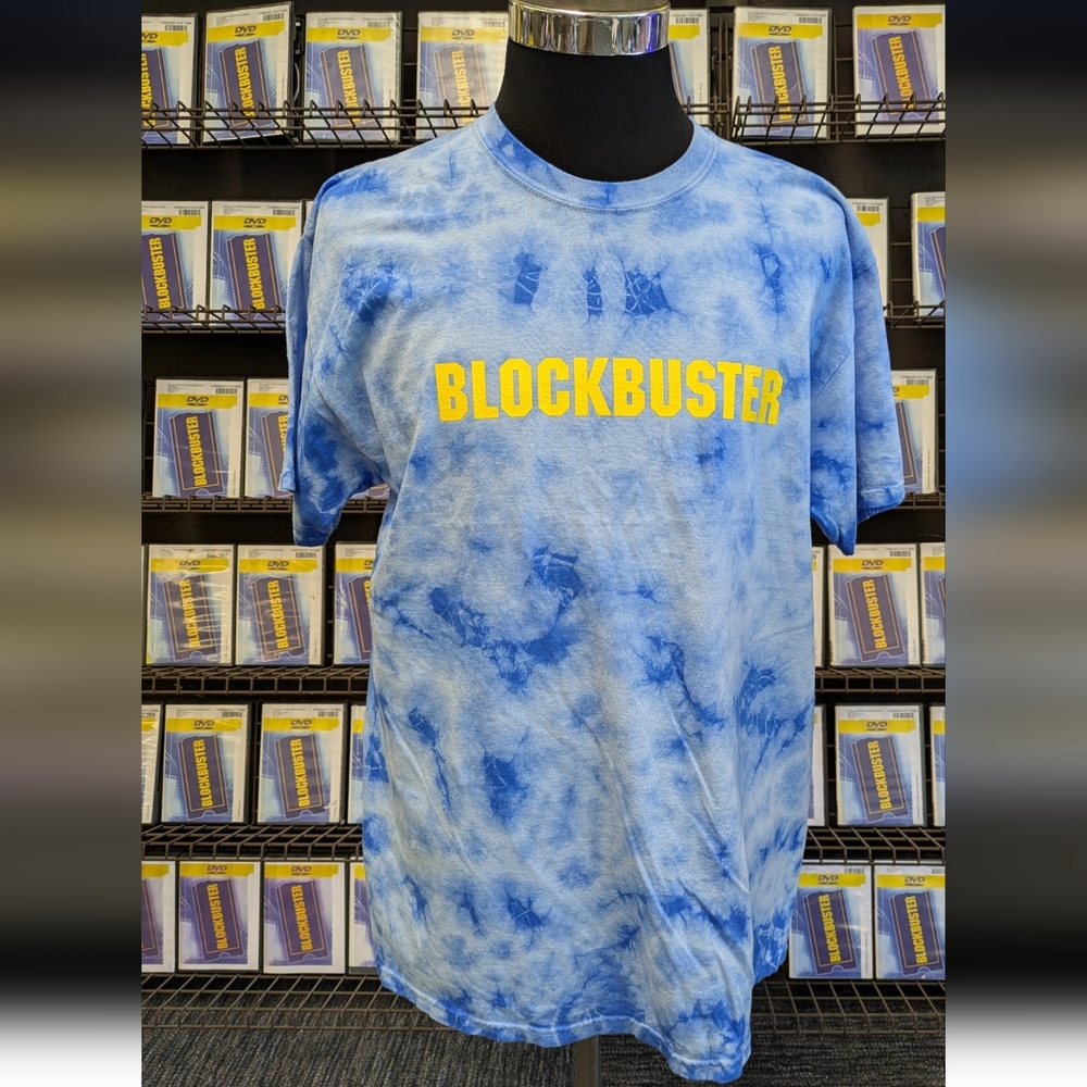 Blue Tie-Dye Blockbuster T-Shirt